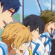 From left to right: Rei, Nagisa, Haruka, Makoto and Rin